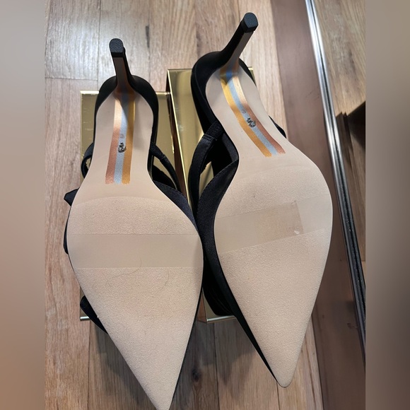 Sam Edelman Black Satin Veranda Mules - Picture 5 of 8